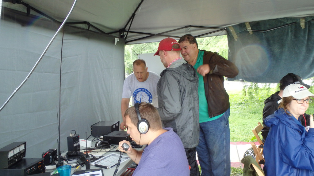 W3HAC on the air at Hains Point, Saturday, June 27, 2015